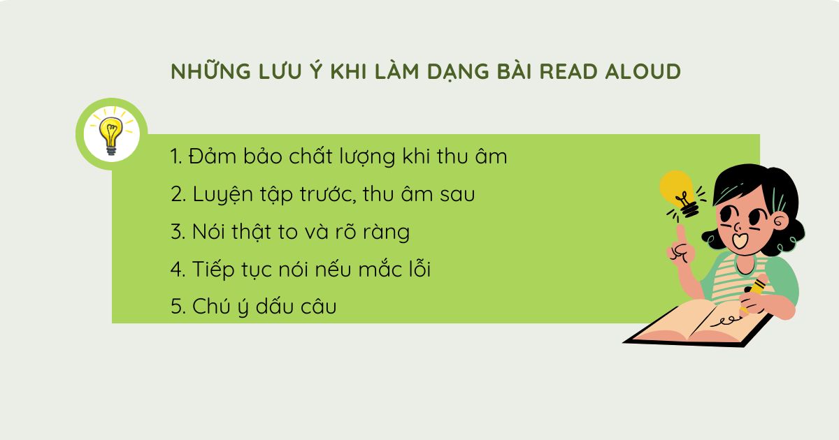 Tìm hiểu về dạng bài Read Aloud trong DET